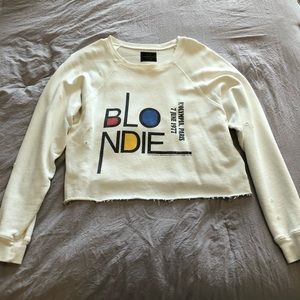 Retrobrand “Blondie” Cropped Sweatshirt